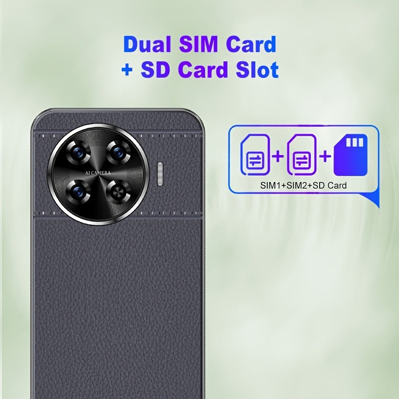 هاتف ذكي U300، ذاكرة وصول عشوائي 3 جيجابايت + ذاكرة قراءة فقط 32 جيجابايت، شاشة كبيرة 16.56 سم، بطارية 3800 مللي أمبير، هاتف محمول مفتوح بشبكة 4G، التعرف على الوجه، هاتف محمول 4G