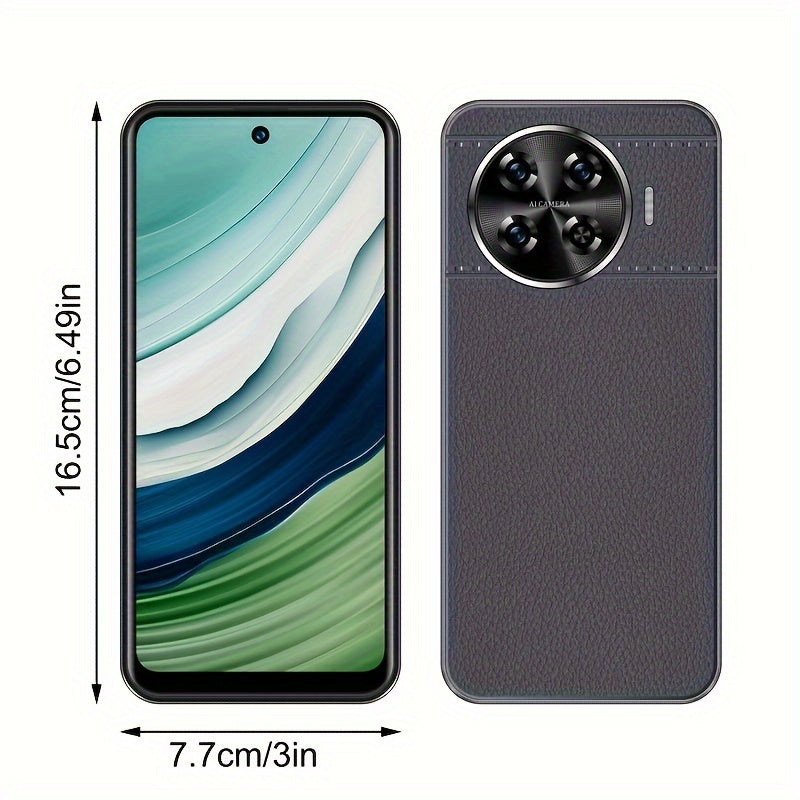هاتف ذكي U300، ذاكرة وصول عشوائي 3 جيجابايت + ذاكرة قراءة فقط 32 جيجابايت، شاشة كبيرة 16.56 سم، بطارية 3800 مللي أمبير، هاتف محمول مفتوح بشبكة 4G، التعرف على الوجه، هاتف محمول 4G