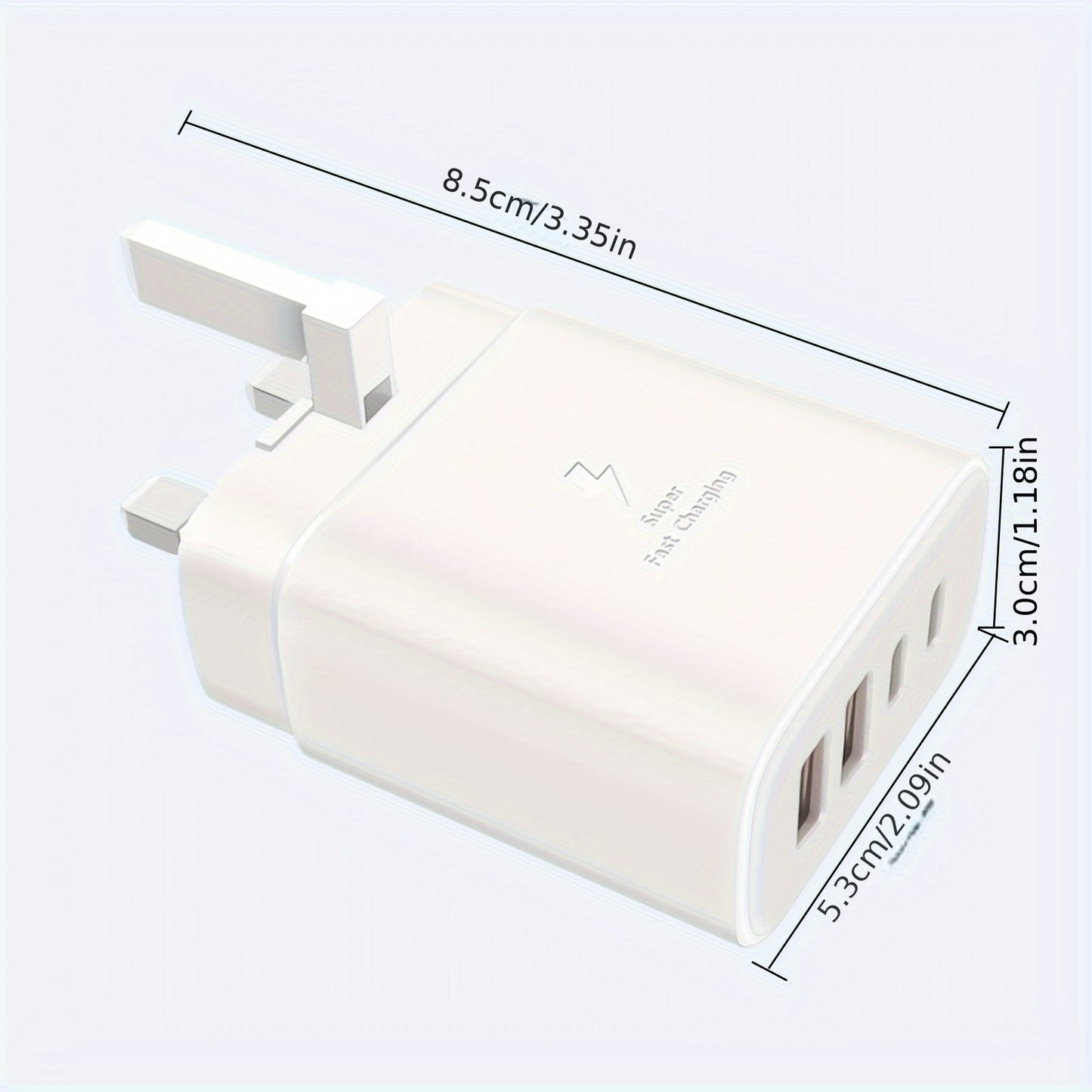 شاحن سريع الشحن للآيفون / سامسونج / آيباد شاحن حائط USB C شحن سريع 