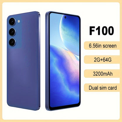 Smartphone F100, 2G RAM+64G ROM, 16.66cm Large Screen, 3200mAh Battery, 3G Network Unlocked Cellphone, Face Recognition, Supporting Two Sim Cards Mobile Phone, 3G WCDMA: 850MHz/2100MHz